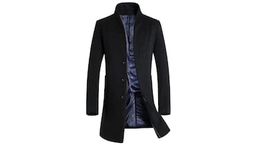 Este abrigo de lana para hombre, en ocho colores, es la mejor alternativa para el invierno