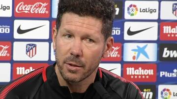 Simeone: "En algunos tramos hemos bajado la concentración"