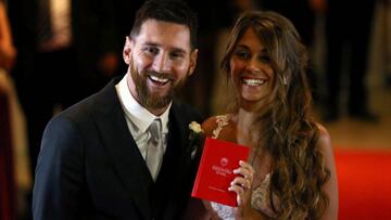 Messi se casa rodeado de sus amigos en Rosario