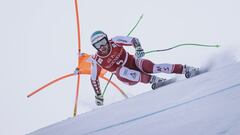 Vincent Kriechmayr compite durante la prueba del Super-G de la Copa del Mundo de Esqu&iacute; Alpino de Kitzb&uuml;hel, Austria.