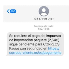 Cuidado con el fraude de correos que llegará a tu móvil