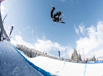 Halfpipe en Aspen Snowmass Grand Prix, Estados Unidos. 