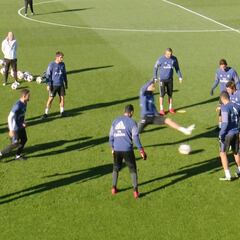 Cristiano intenta reirse de Coentrao y todo le sale mal