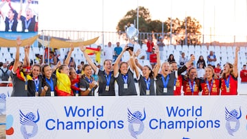 España celebra el título.