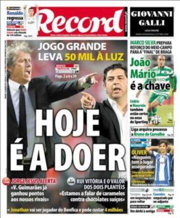 Portadas de la prensa deportiva