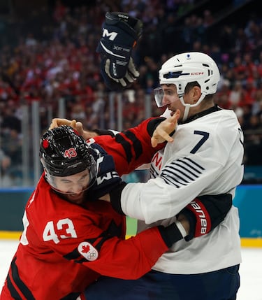 En la NHL este tipo de peleas son relativamente comunes y se castigan con cinco minutos, pero en los Juegos Olímpicos están completamente prohibidas. Por ello, la escena generó un fuerte impacto mediático y deportivo. 