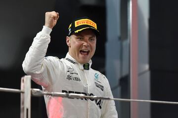 Bottas gana la última carrera de la temporada