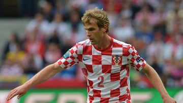 Ivan Strinic, internacional con Croacia y nuevo jugador del AC Milan.