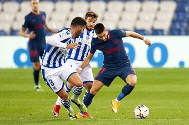 1x1 del Atltico: Hermoso se gusta con Carrasco de cmplice