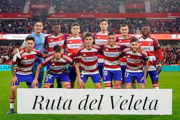 Once del Granada ante el Eldense.