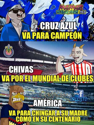 Los memes se rinden ante el superliderato de Cruz Azul