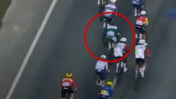 La aparatosa caída de Philipsen con la que dice adiós al Tour de Francia