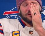 Josh Allen breaks down in tears after Bills’ playoff elimination