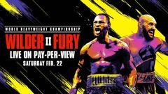 Cartel promocional del Wilder vs Fury.