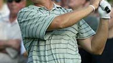<b>LÍDER.</B> El sudafricano Ernie Els se ha situado en primera posición, aunque de manera provisional.