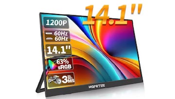 Monitor portátil de oferta en AliExpress.