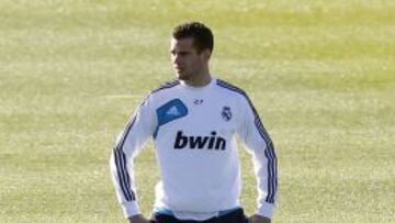 Nacho estuvo ayer en Vigo y hoy jugará con el Castilla.