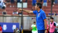 Futbol, Universidad de Chile vs Huachipato.
Fecha 1, campeonato Nacional 2023.
El entrenador de Universidad de Chile Mauricio Pellegrino es fotografiado durante el partido por la primera division contra Huachipato disputado en el estadio Santa Laura.
Santiago, Chile.
23/01/2023
Jonnathan Oyarzun/Photosport

Football, Universidad de Chile vs Huachipato.
1st date, 2023 National Championship.
Universidad de Chile’s head coach Mauricio Pellegrino is pictured during the first division match against Huachipato  held at Santa Laura stadium.
Santiago, Chile.
01/23/2023
Jonnathan Oyarzun/Photosport