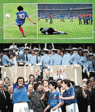En la final disputada el 27 de junio de 1984 en el Parc des Princes de París, Platini abrió el marcador con un tiro libre que se le escapó al portero español Luis Arconada. Este gol fue crucial para que Francia ganara su primera Eurocopa.
