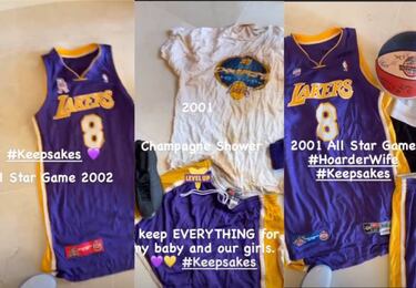 Vanessa Bryant comparte objetos preciados de la vida de Kobe
