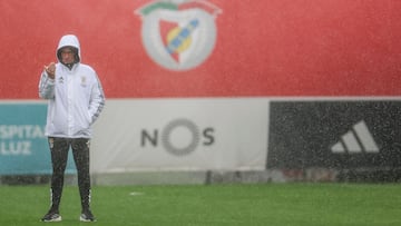 Mourinho, durante un entrenamiento.