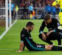 Carvajal se marchó lesionado y peligra para el partido de vuelta