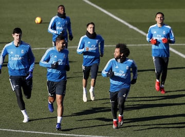 El Madrid prepara el partido contra el Villarreal