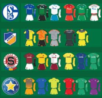 Las 131 camisetas de la Europa League 2015-16