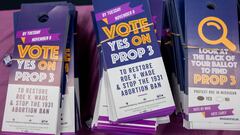 The issue of reproductive rights in back on the agenda in the US and five states are giving voters a say on the matter on 8 November.