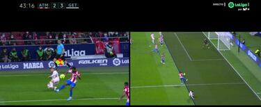 La polémica del Atlético-Getafe: tres penaltis pitados, un gol protestado, una roja directa...