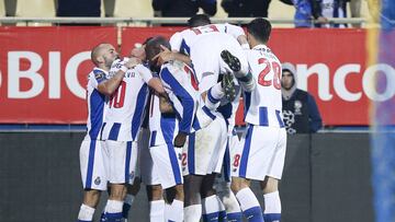 El delantero mexicano marc&oacute; el segundo tanto de los Dragones en la victoria 2-1 ante el Estoril como visitante en la Superliga Portuguesa.