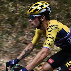 Roglic: "Estoy feliz por estar a este nivel y ganar la etapa"