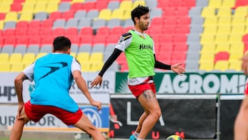 Jugadores del Atlético Morelia durante una sesión de entrenamiento.