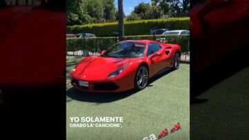 Arturo Vidal mostró su última joya: ¡un espectacular Ferrari!