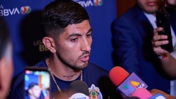 Victor Guzman during the media day prior to the first leg of the Great Final of the Torneo Clausura 2023, Tigres UANL vs Guadalajara, of the Liga BBVA MX, at Camino Real Hotel, on May 24, 2023.

<br><br>

Victor Guzman durante el dia de medios previo al partido de ida de la gran Final del Torneo Clausura 2023 Tigres UANL vs Guadalajara, de la Liga BBVA MX, en el Hotel Camino Real, el 24 de Mayo de 2023.