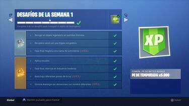 Fortnite Battle Royale: Todos los desafíos de la Temporada 6
