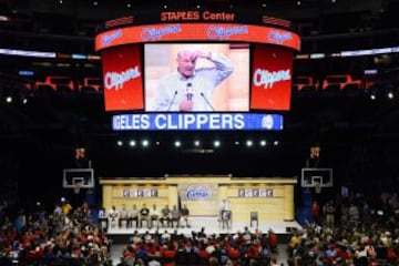 Así estaba el Staples Center para recibir a Ballmer.