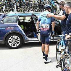 Superman López, primer favorito en abandonar en el Giro