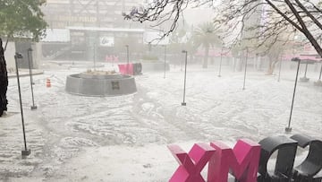 CDMX se pinta de blanco por intenso granizo