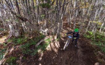 El impresionante paisaje en que se vivió la carrera de MTB