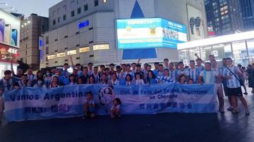 Homenaje a Messi en China con un espectáculo de luces y sonido