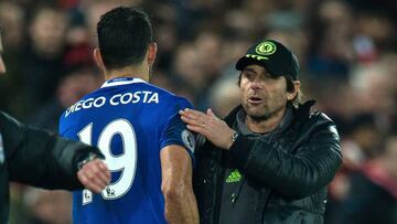 Conte describe el encontronazo con Diego Costa