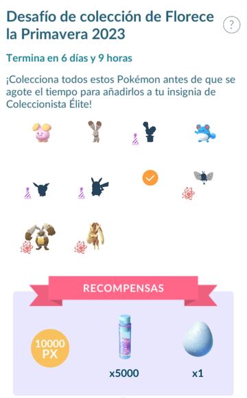 pokemon go evento florece la primavera desafio de coleccion