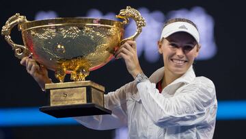 Wozniacki se impone a Sevastova y repite en Pekín
