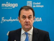 José María Muñoz, durante su comparecencia