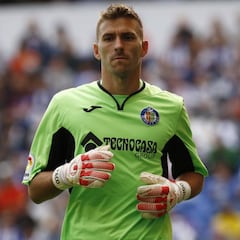 Guaita entrena al margen y no jugará ante el Málaga