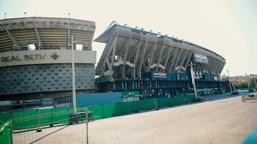 Imágenes de las obras del estadio del Real Betis, Benito Villamarín.