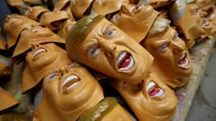 Rubber masks depicting U.S. President-elect Donald Trump are seen at the Ogawa Studios, a mask making company, in Saitama, Japan, November 21, 2016.   REUTERS/Toru Hanai     TPX IMAGES OF THE DAY     