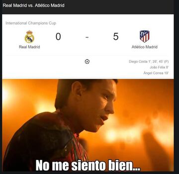 Los mejores memes de la goleada del Atleti al Madrid