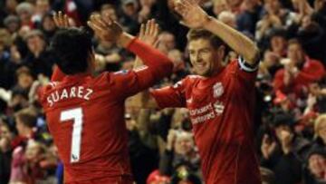 Gerrard teme que Luis Suárez se vaya si no entran en Champions